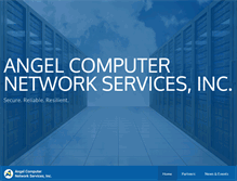 Tablet Screenshot of angelservices.com